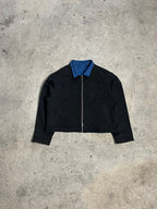 REVERSIBLE CROPPED DENIM JACKET