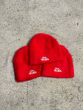 MOHAIR BEANIE - RED